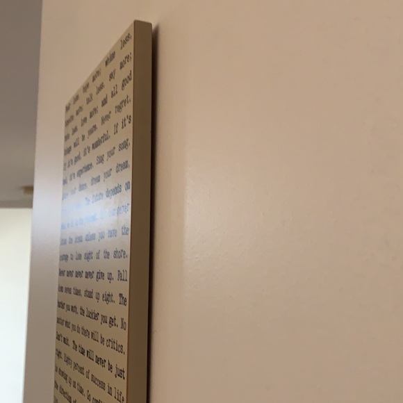 Wall decor type writer sign - Picture 3 of 4